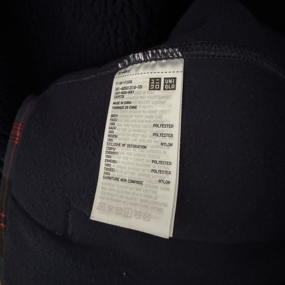 JW Anderson Uniqlo Full Zip Blue Sherpa Fleece Jacket - Picture 4 of 9